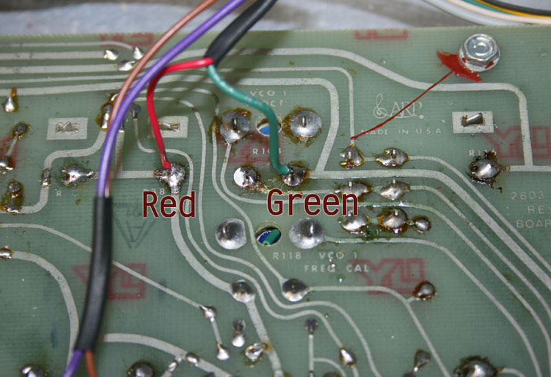 Red and Green Wires