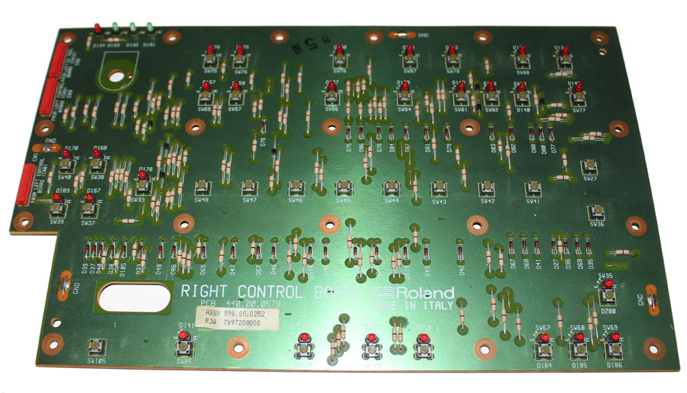 Panel board, right, Roland G-800