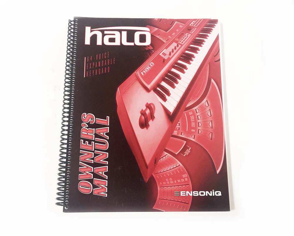 Owner's Manual, Ensoniq Halo