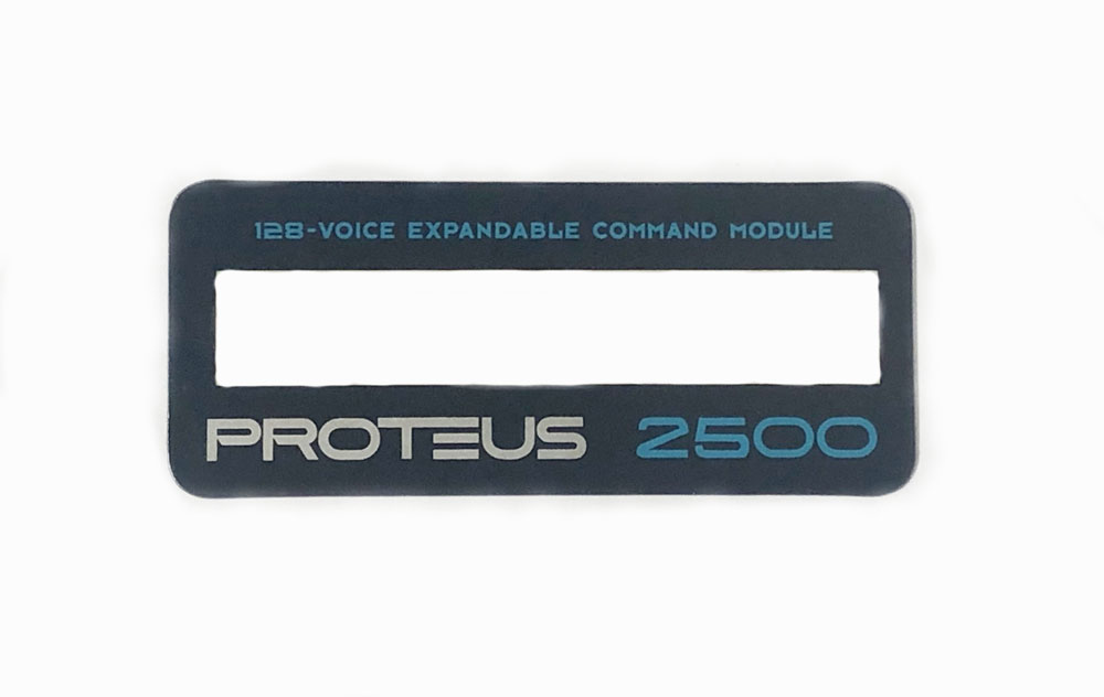 Display cover, Proteus 2500