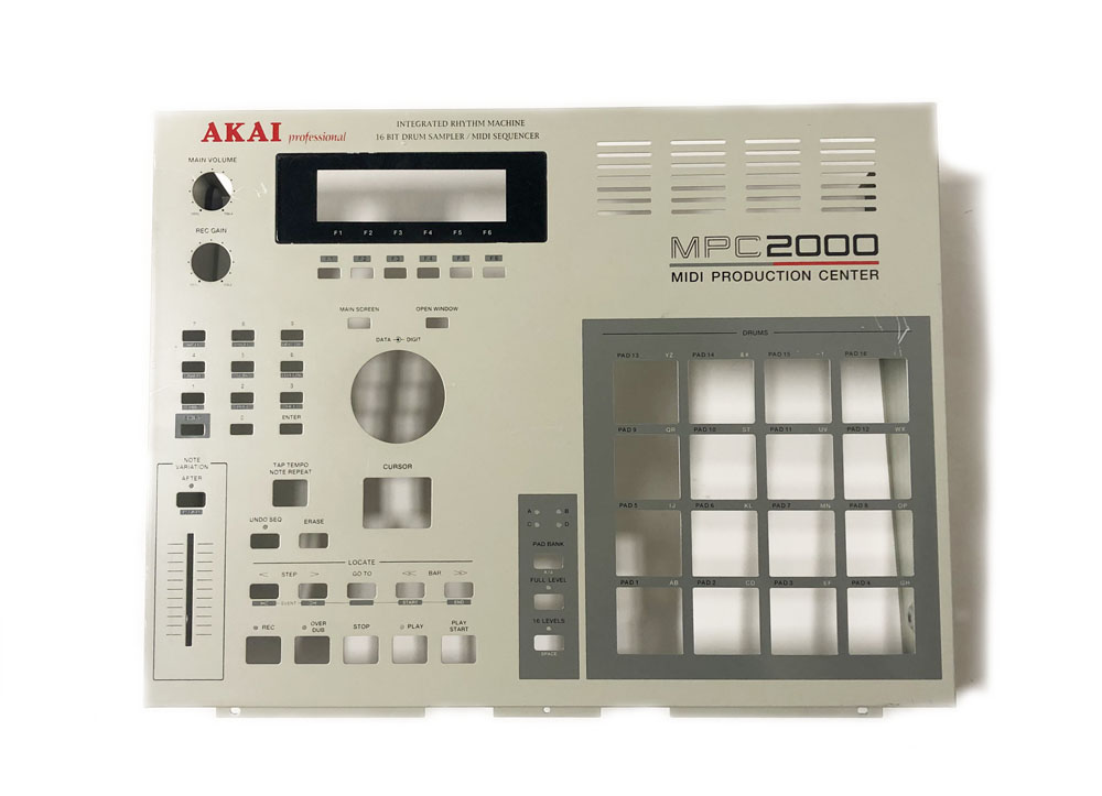 Top panel, Akai MPC2000 - Syntaur