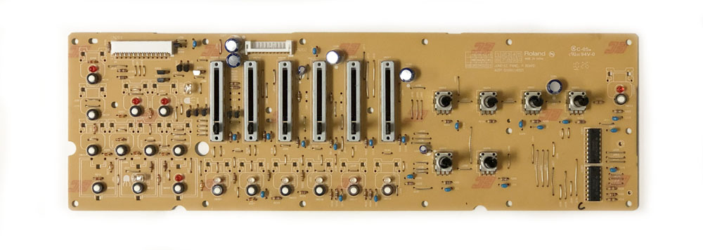 Panel board, right, Roland Juno-Gi