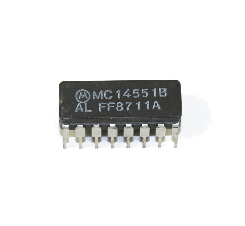 IC, 14551B multiplexer
