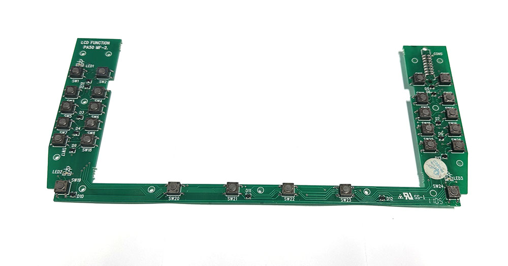 Panel board, center, Korg