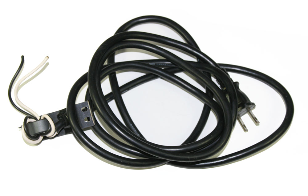 Power cord, 2-conductor, non-detachable