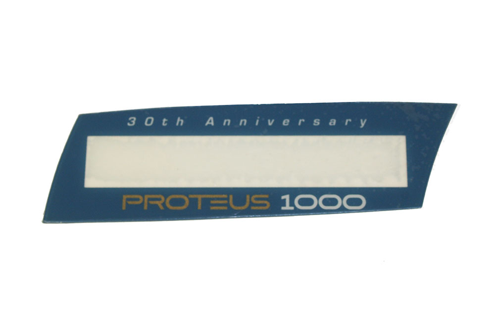 Display cover, Proteus 1000