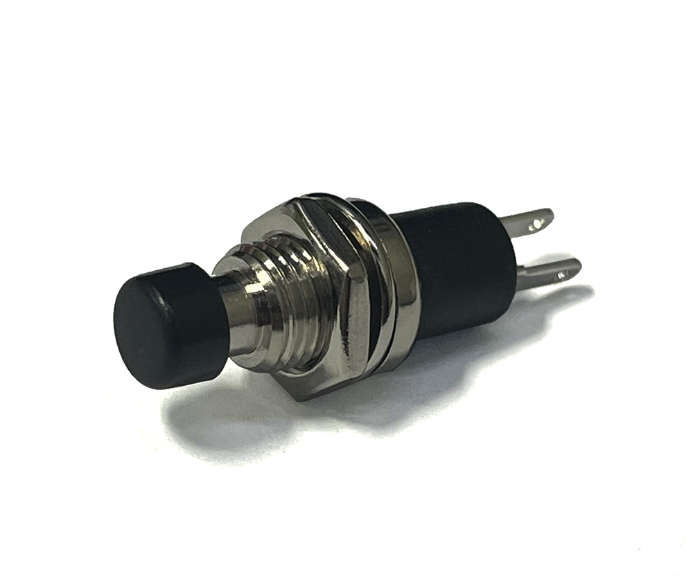 Pushbutton switch, black