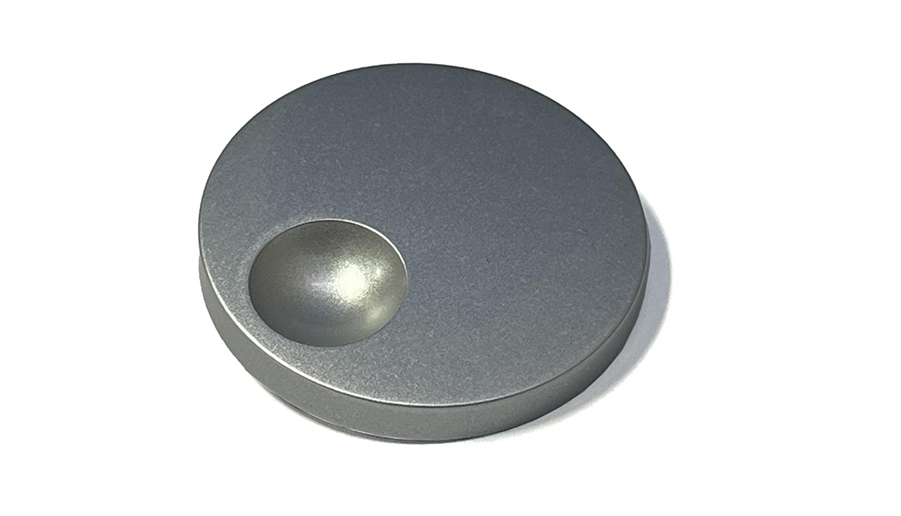 Encoder knob, 38mm, silver, Korg