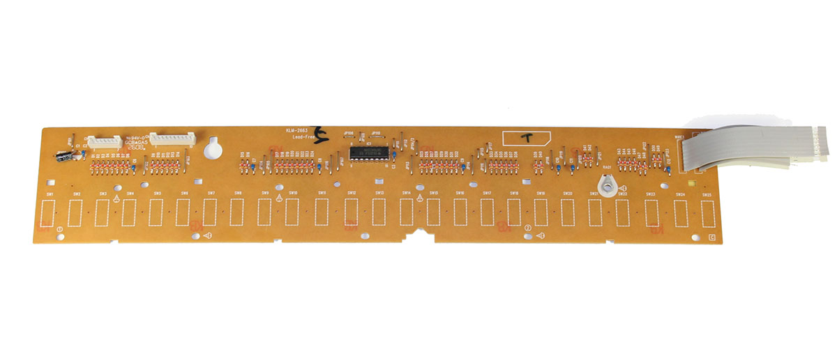 Key contact board, 25-note (Mid), Korg