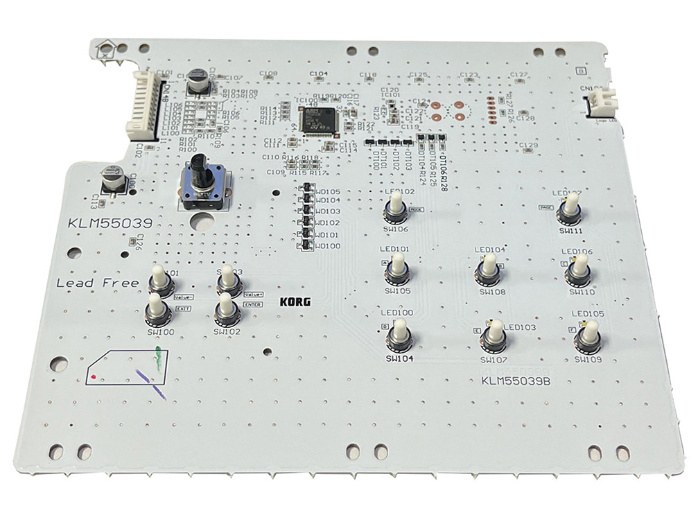 Panel board, right, Korg