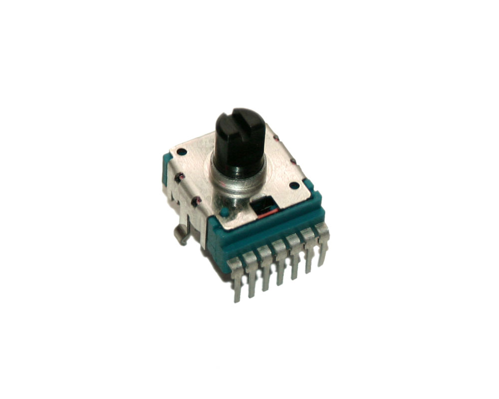 Potentiometer, 10KBx2 rotary with center detent