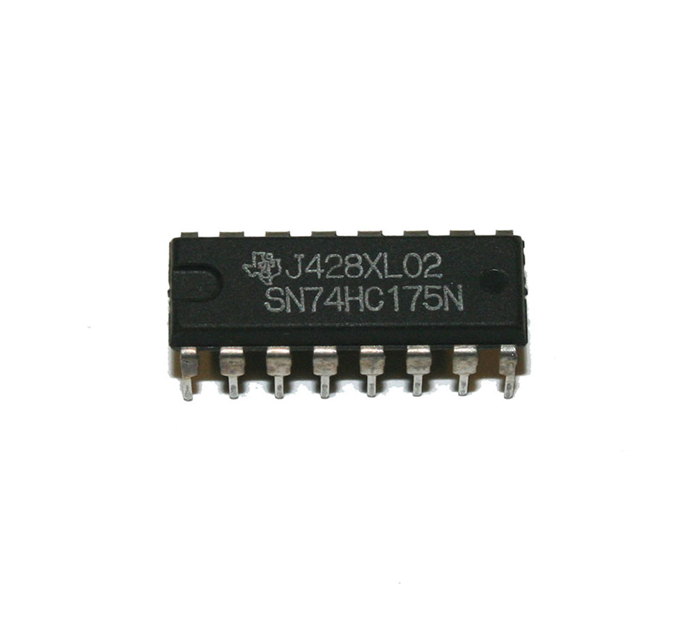 IC, 74HC175 flip-flop