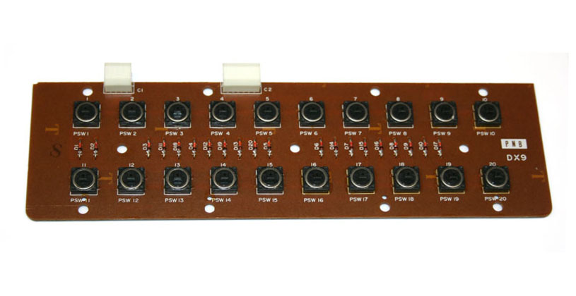 Panel board, right, Yamaha DX9