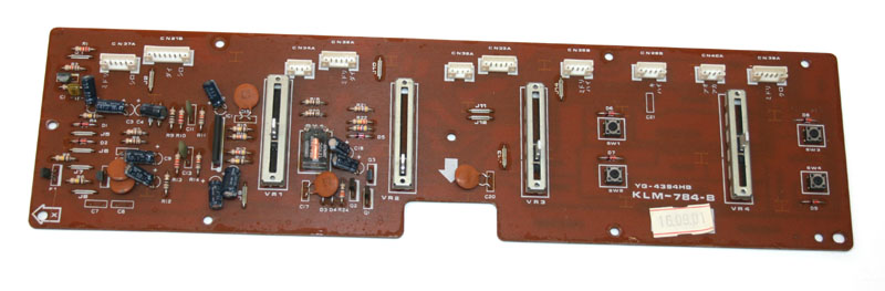 Panel board, left, Korg DSS-1