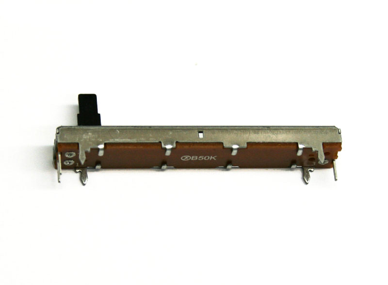 Slide potentiometer, 50KB, 45mm