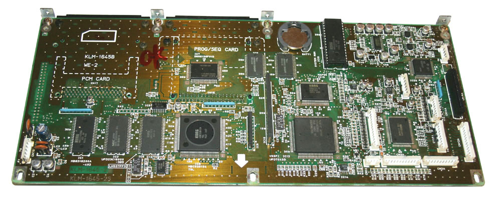 Main board (KLM-1645), Korg X3