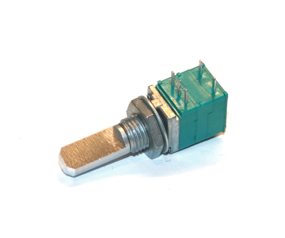 Potentiometer, 10KB rotary with switch