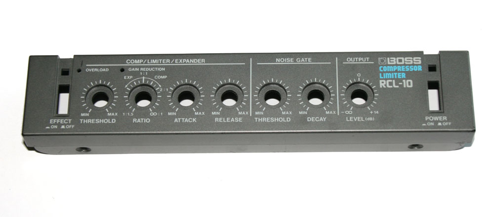 Front panel, Boss RCL-10