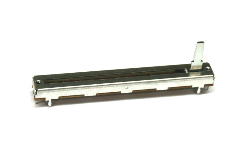Slide potentiometer, 10KBx2, 60mm