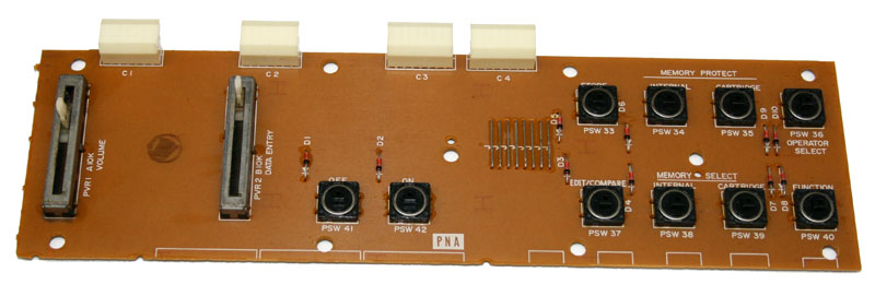 Panel board A, Yamaha DX7