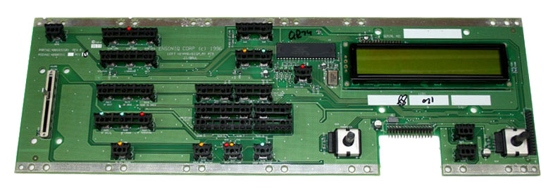 Keypad display board, left, Ensoniq MR-61