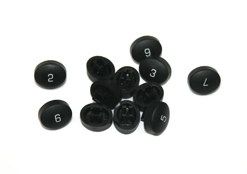 Button set, E-mu, 12 numeric buttons