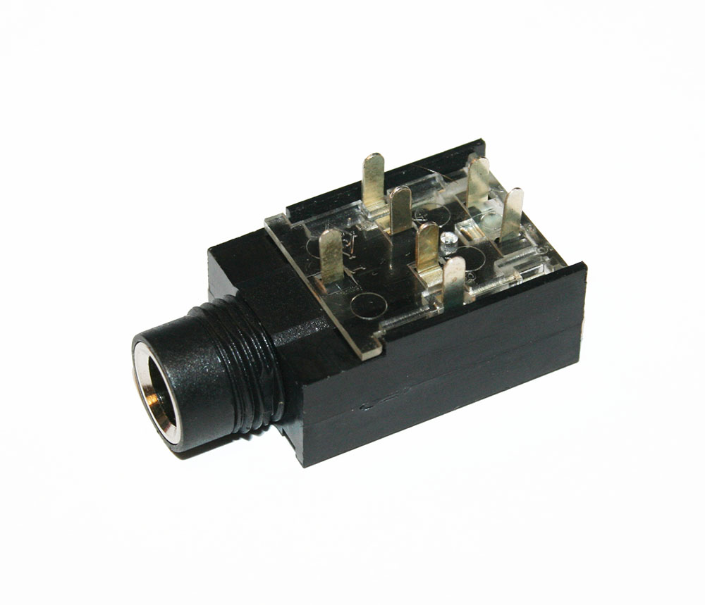 Phone jack, 1/4-inch, 7-pin PCB mount