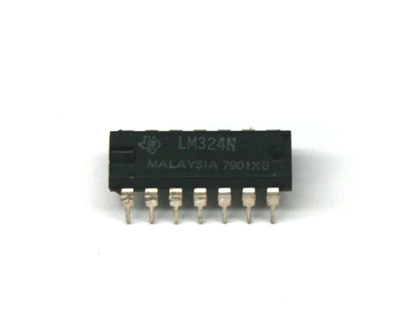 IC, LM324N quad op amp