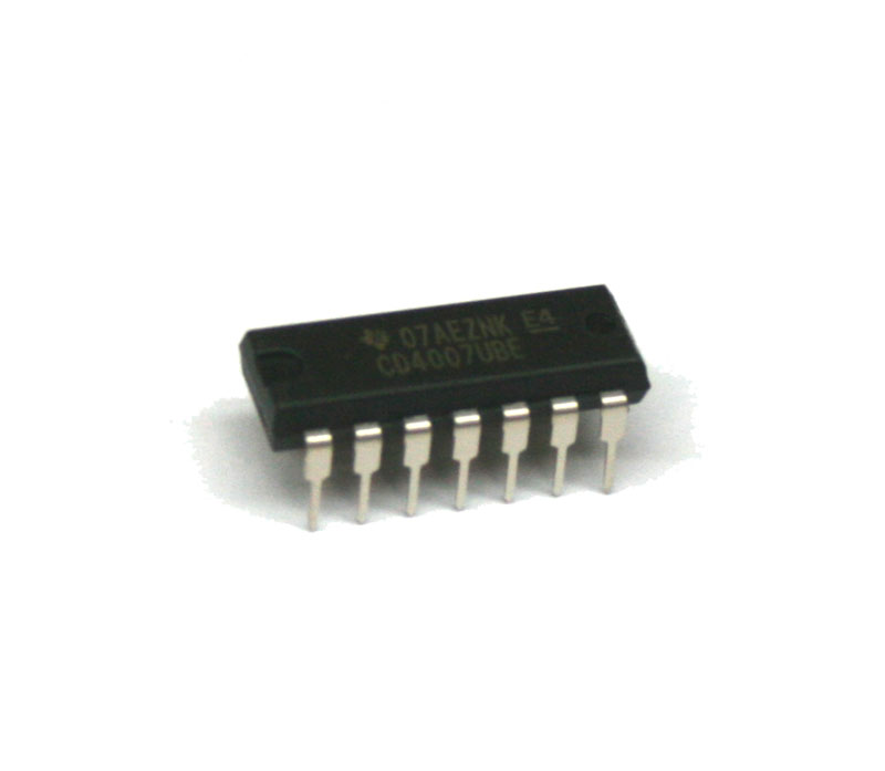IC, 4007 dual FET/inverter
