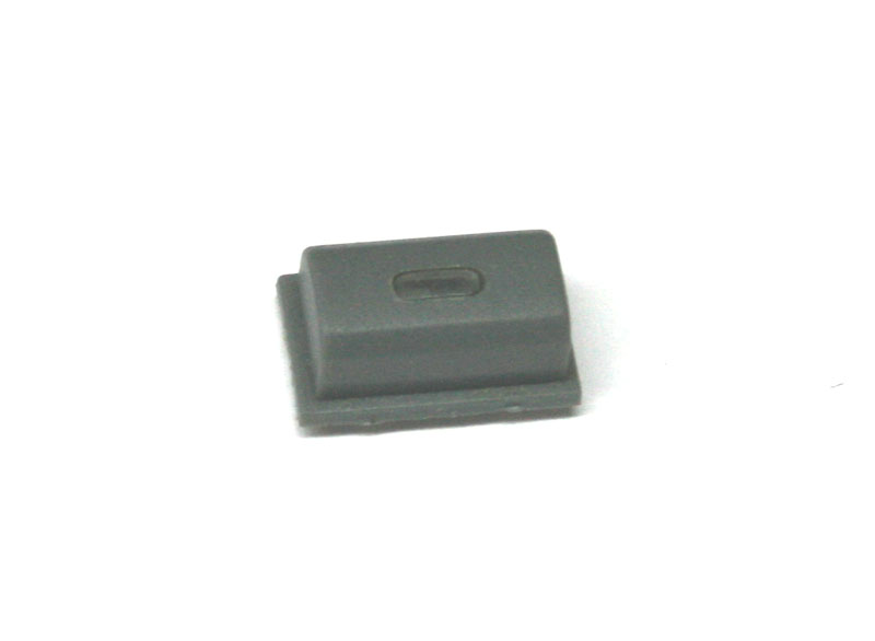 Button, gray with LED window, M-Audio
