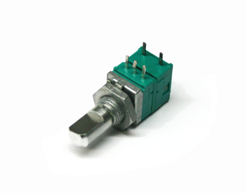 Potentiometer, 10KB rotary with push switch