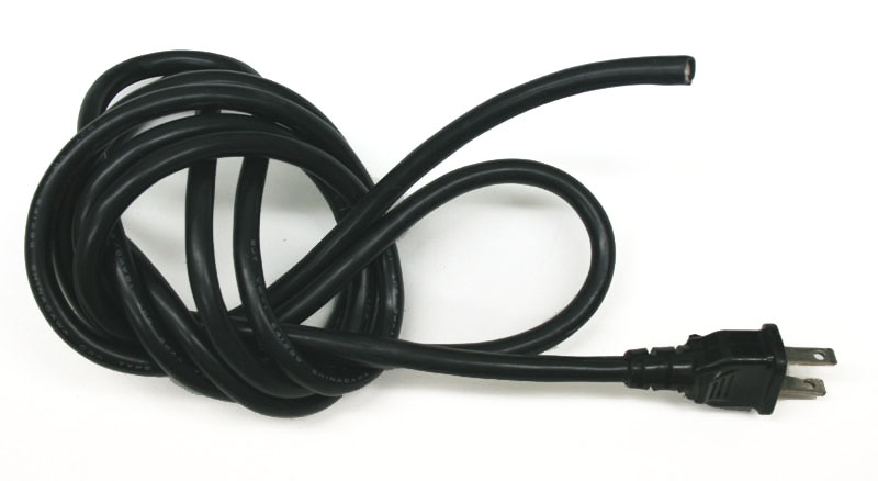 Power cord, 2-conductor, non-detachable