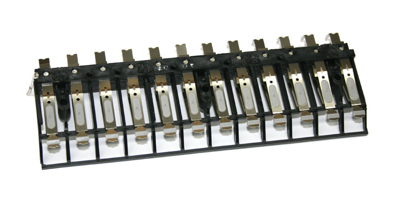 Key contact assembly, 12-note
