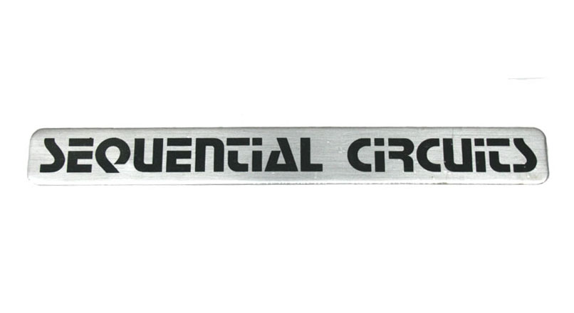 Sequential Circuits badge, large (back panel)