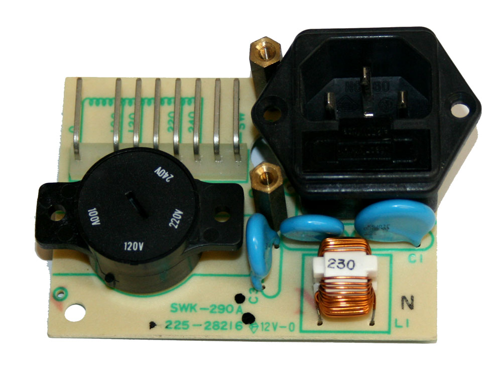 Power inlet board, Kurzweil
