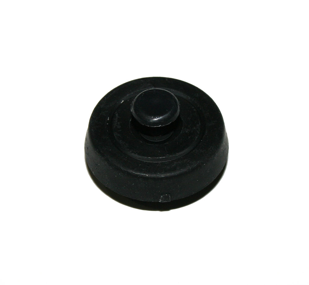 Rubber foot, with lock pin