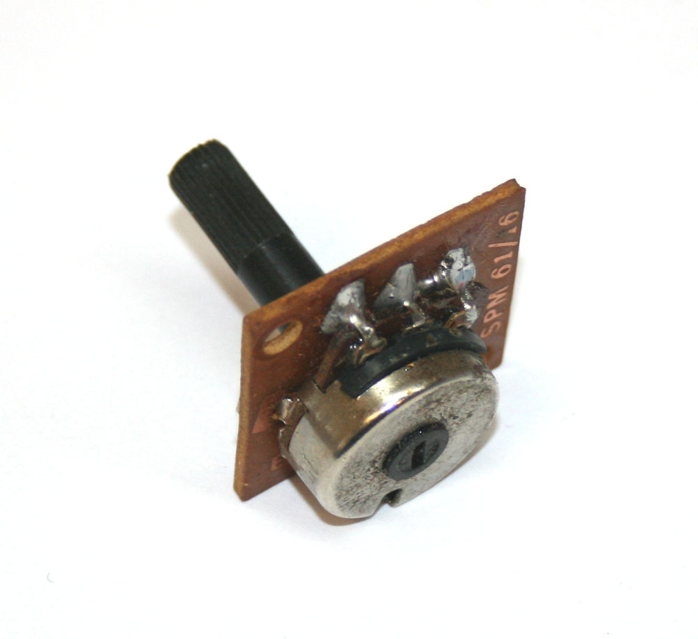 Potentiometer assembly, Tuning