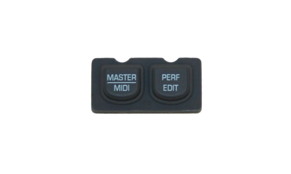 Button assembly, Master/MIDI/Perf Edit, GEM