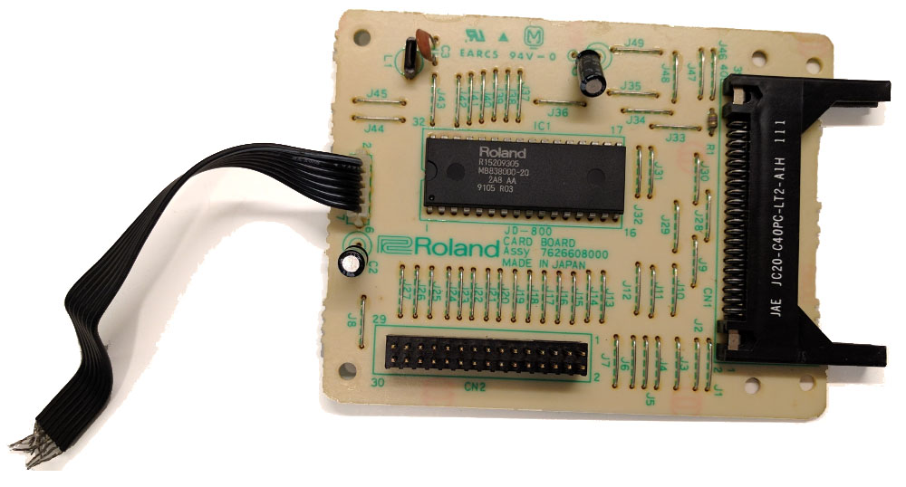 Memory card board, Roland