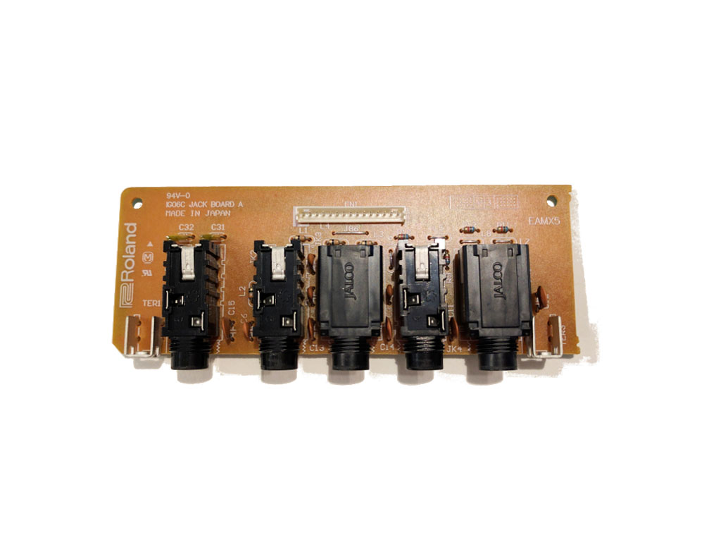 Jack board for outputs, Roland