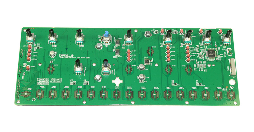 Panel board, right, Roland JD-Xi