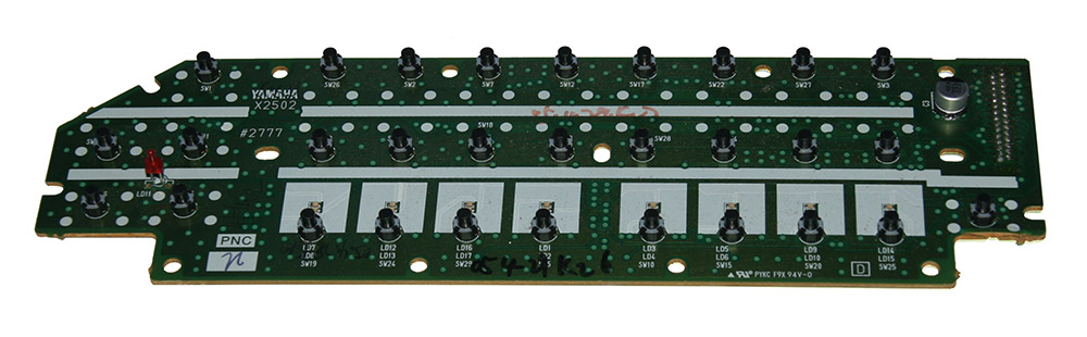 Panel board, center, Yamaha Tyros