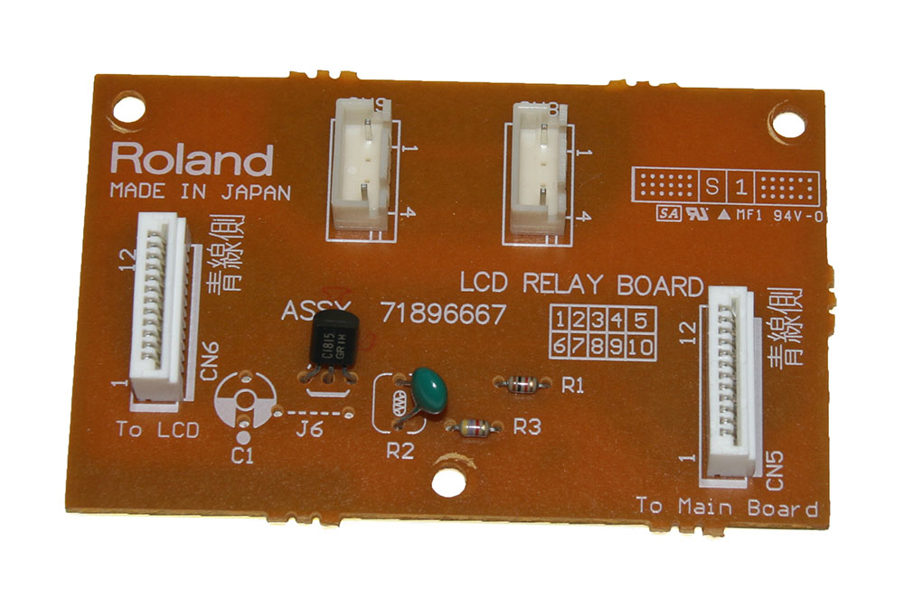 LCD relay board, Roland