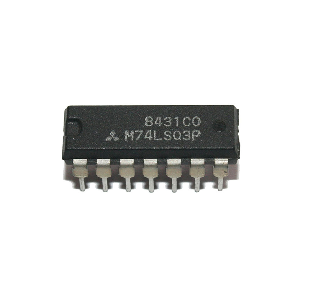 IC, 74LS03 quad 2-input NAND gate