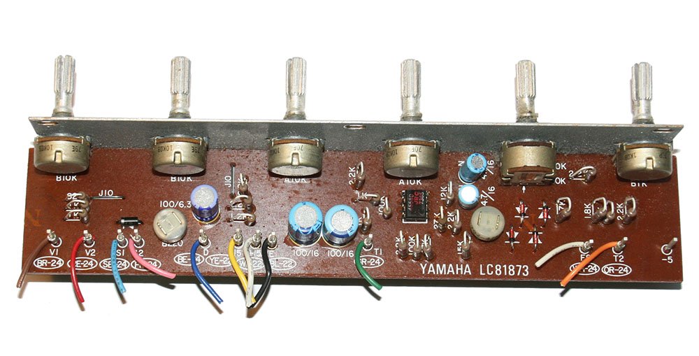 Panel board, left, Yamaha CP-30