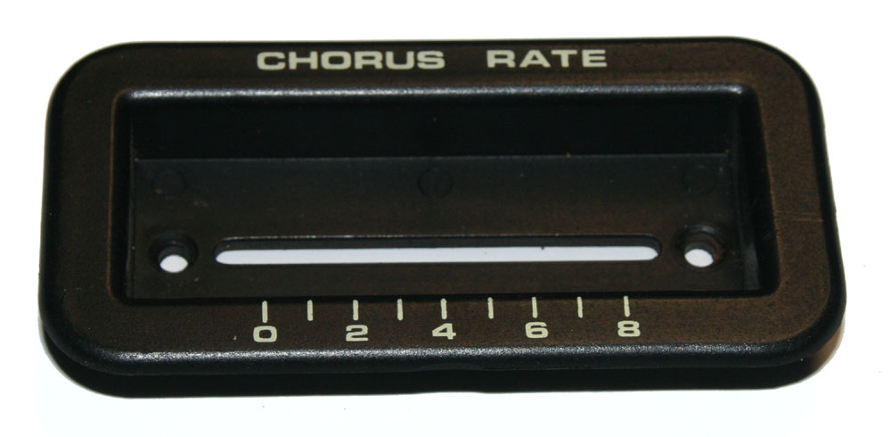 Chorus Rate escutcheon, Crumar