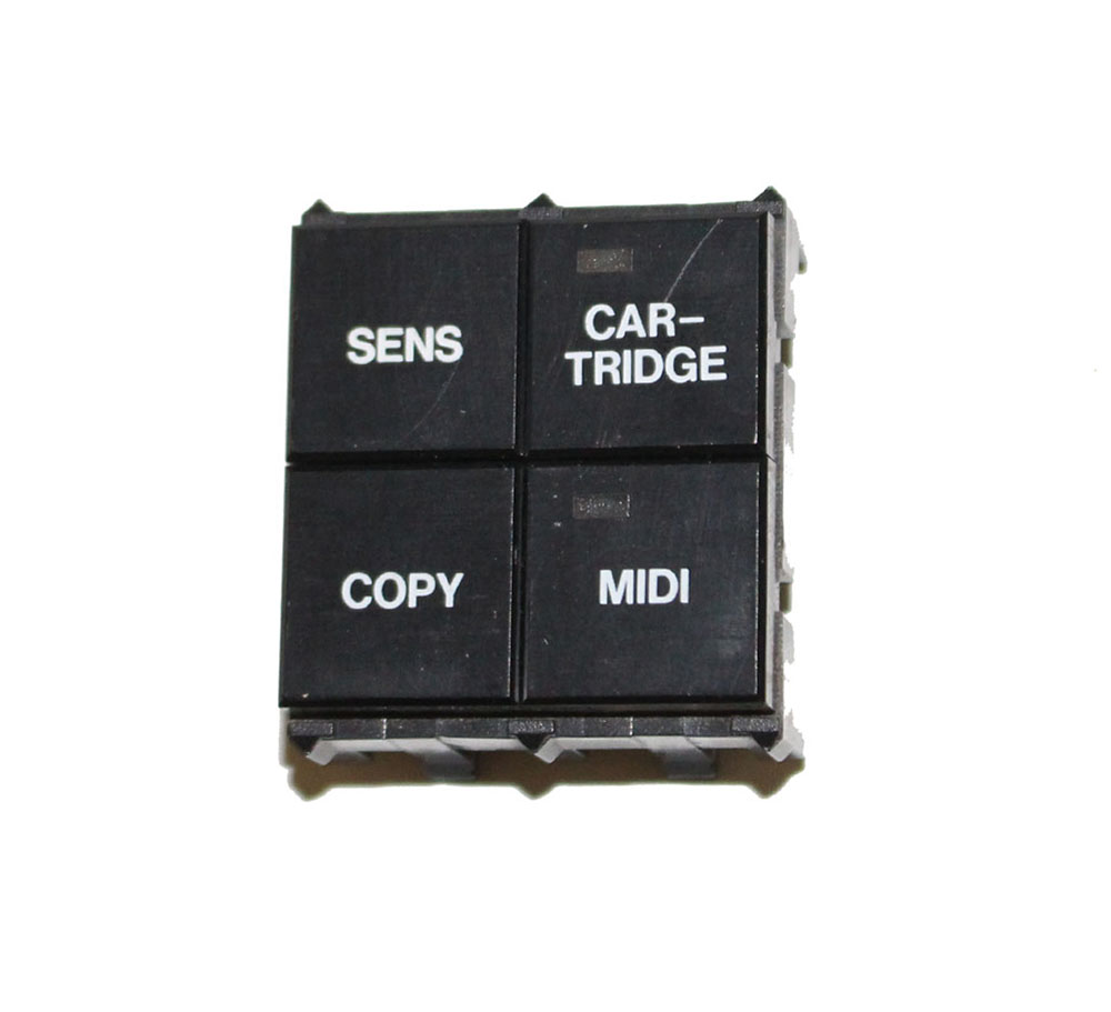 Button set, 4 buttons, Sens/Cartridge/Copy/MIDI, Roland