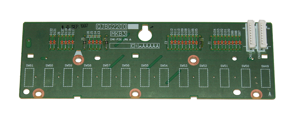Key contact board, 13-note, MKB3, Technics