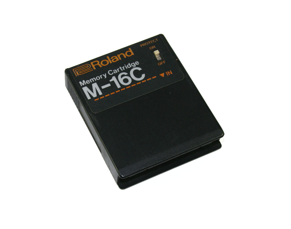 Memory cartridge, Roland M-16C