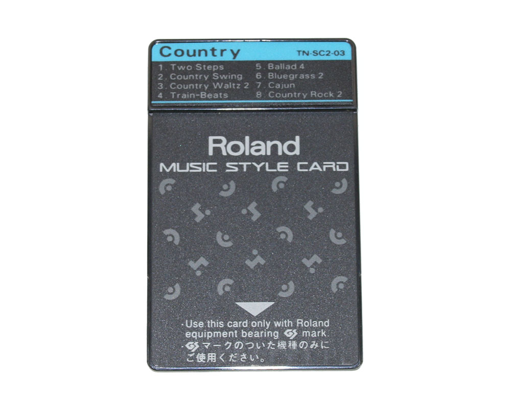 Roland Music Style card, Country